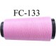 Cone de fil n°2/70 nylon couleur rose longueur 1000 mètres bobiné en France