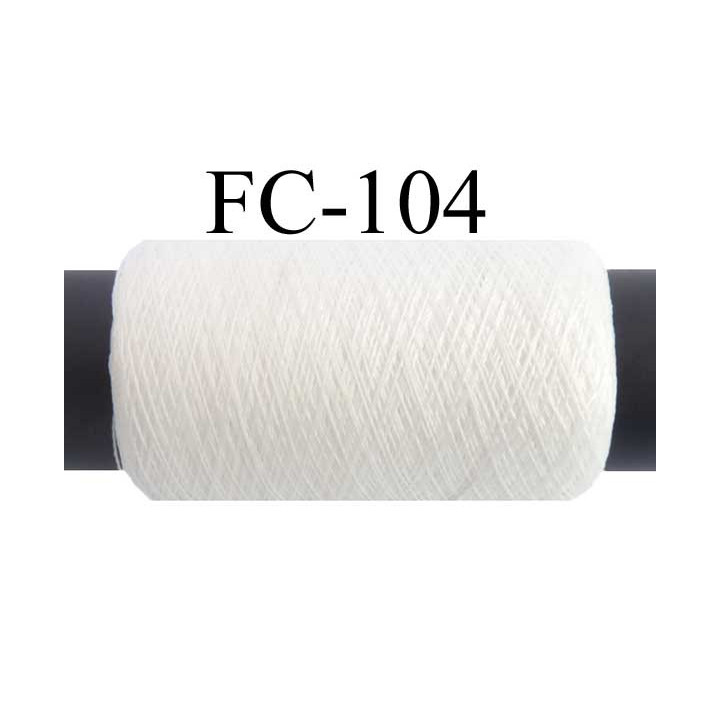 bobine de fil résistant fin n° 80/2 polyester continu couleur naturel  très solide longueur bobine 500 mètres bobiné en france 
