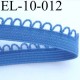 élastique picot dentelle plat largeur 10 mm couleur bleu largeur de bande 7 mm largeur de dentelle boucle 3 mm très beau