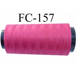 Cone de fil mousse polyamide fil n° 120 couleur fushia foncé longueur du cone 1000 mètres bobiné en France