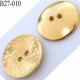 bouton 27 mm couleur doré en métal très joli la couleur est celle d'une pièce d'or diamètre 27 mm 