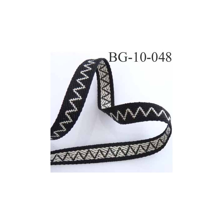biais galon ruban couleur noir et blanc souple très solide et joli superbe largeur 10 mm prix au mètre 