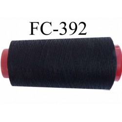 cone de fil polyester fil n°80 couleur noir longueur du cone 2000 mètres bobiné en France