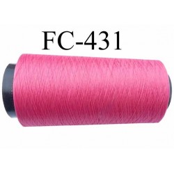 CONE de fil mousse polyamide fil n° 100 / 2 couleur framboise longueur de 1000 mètres bobiné en France